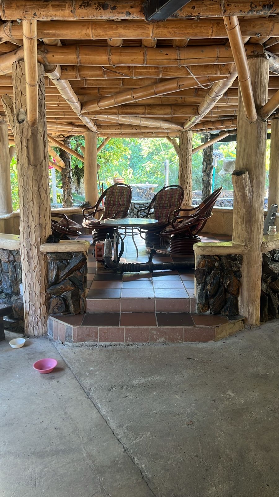 Bamboo pavilion